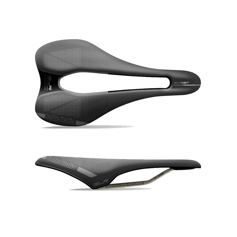 Selle Italia SLR Boost TI316 Superflow Saddle Black L3