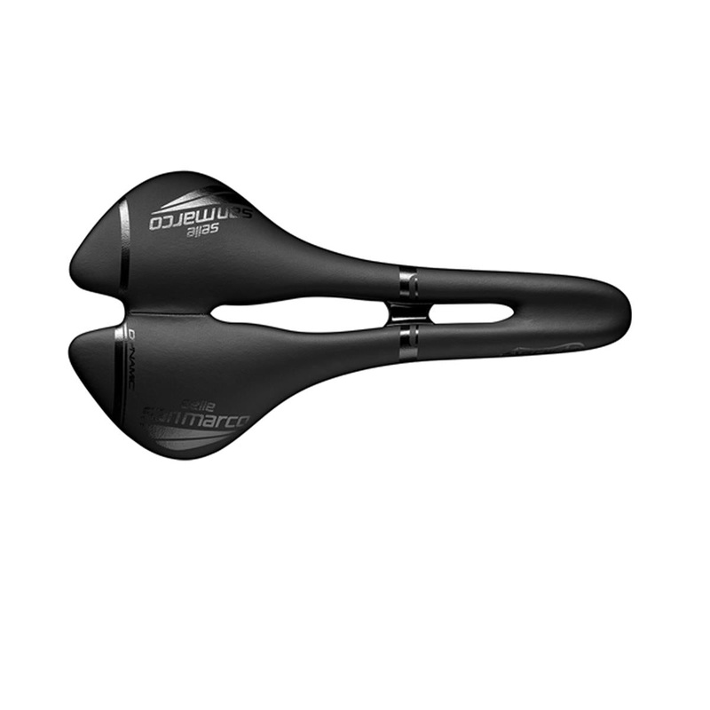 Selle San Marco Aspide Open-Fit Dynamic Saddle Black/Black NARROW (S2)