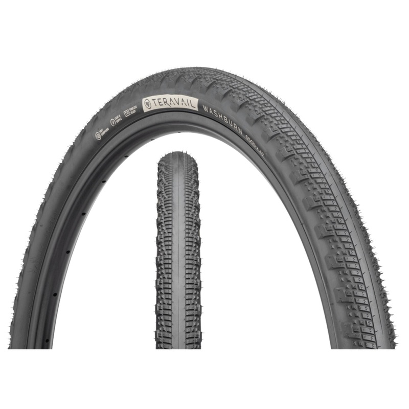 Teravail Washburn Gravel Tyre Black 650 x 47 Light & Supple