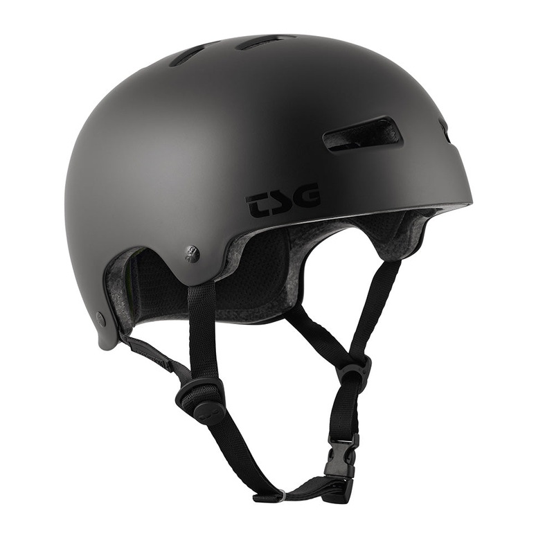 TSG Evolution Helmet Satin Dark Black L/XL