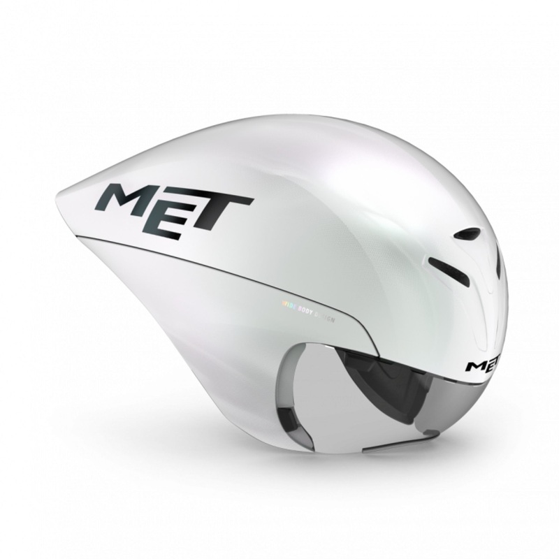 MET Drone Wide Body Helmet White 54-58cm (Medium)