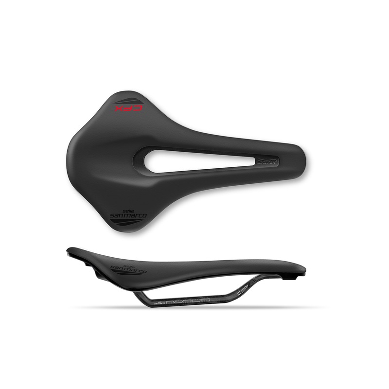 Selle San Marco Shortfit 2.0 Carbon FX Saddle Black/Black NARROW (S3)