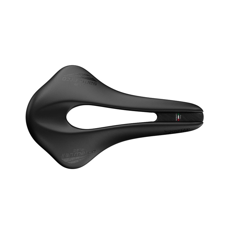 Selle San Marco Shortfit Superleggera Saddle Black/Black WIDE (L3)