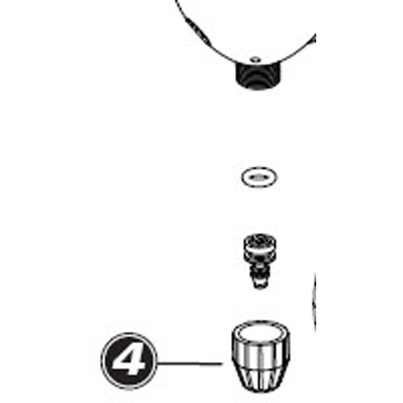 Park Tool 1072 - head / hose compression fitting PFP-4 Black One size