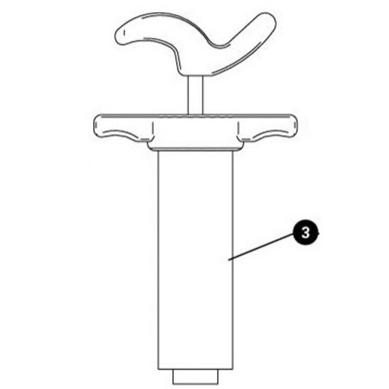 Park Tool 2592-2 - Mineral Oil syringe for BKM 1 or 1.2 Clear One size
