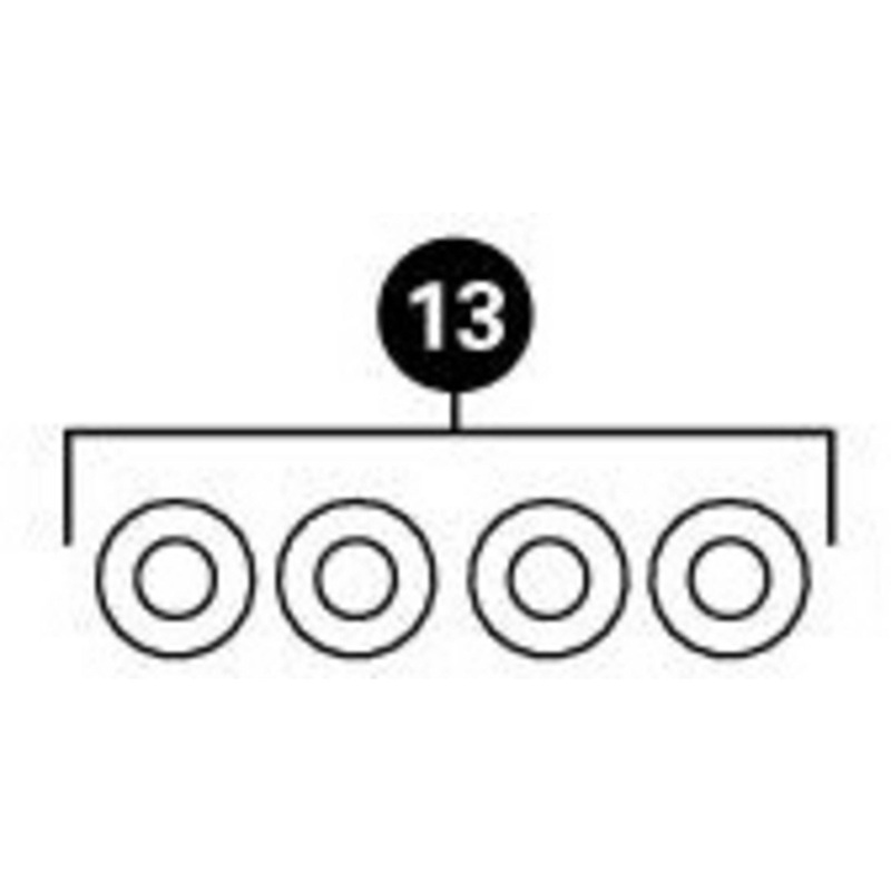 Park Tool 2611-6 O-ring for BKD DOT fluid bleed kits Black One size