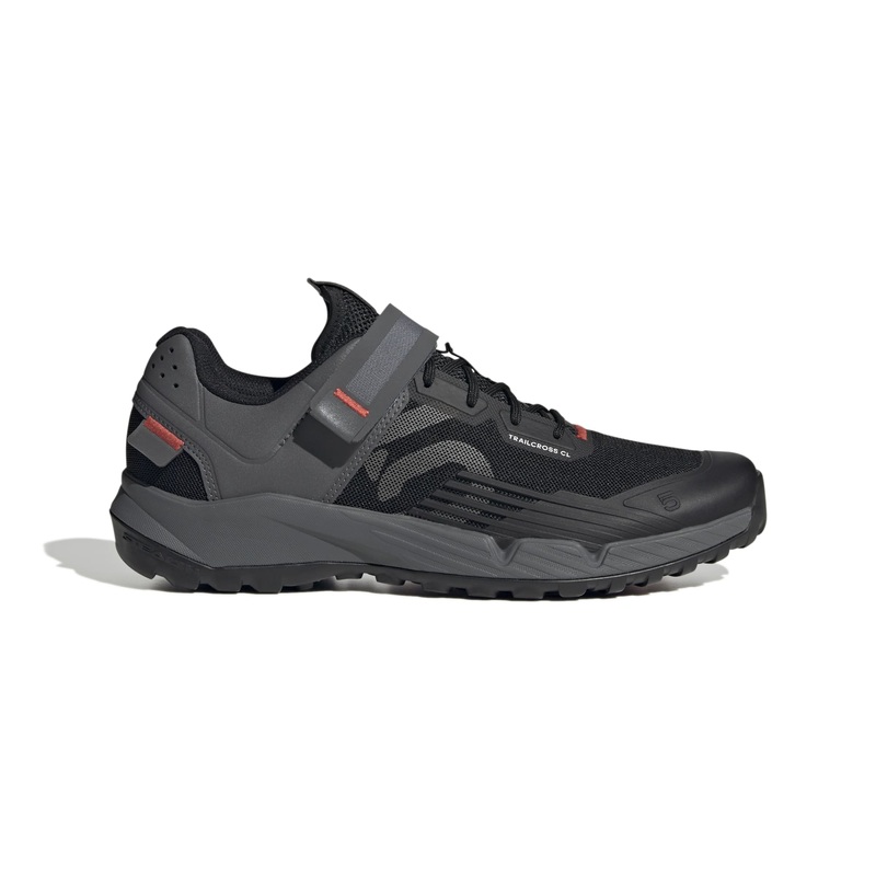Five Ten Trailcross Clip-In Mountain Bike Shoes Core Black / Grey Three / Red UK 5.5 / EU 38.5