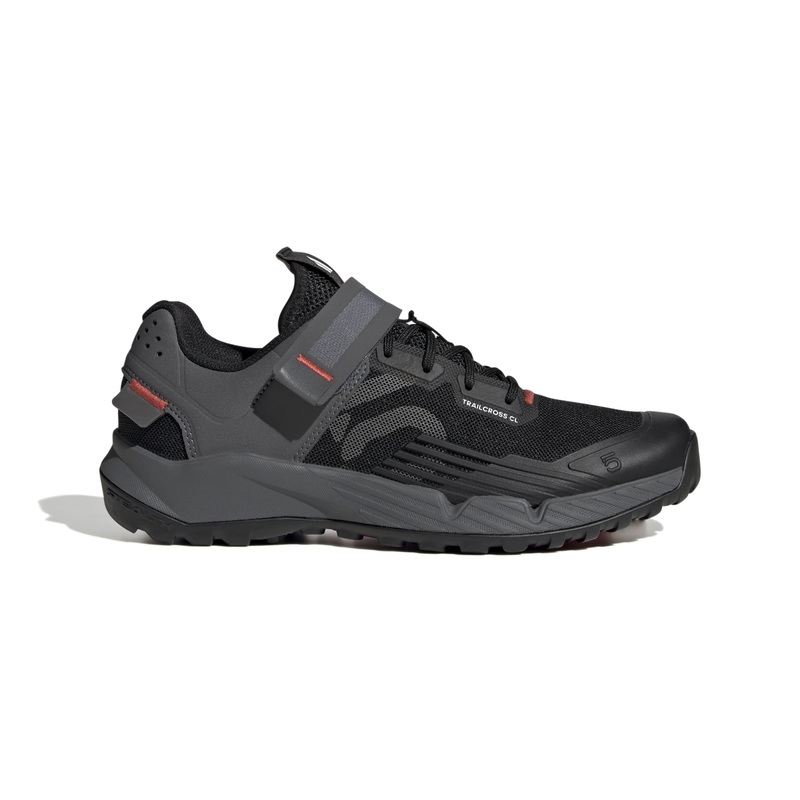 Five Ten Trailcross Women's Clip-In Mountain Bike Shoes Core Black / Grey Three / Red UK 3.5 / EU 36.5