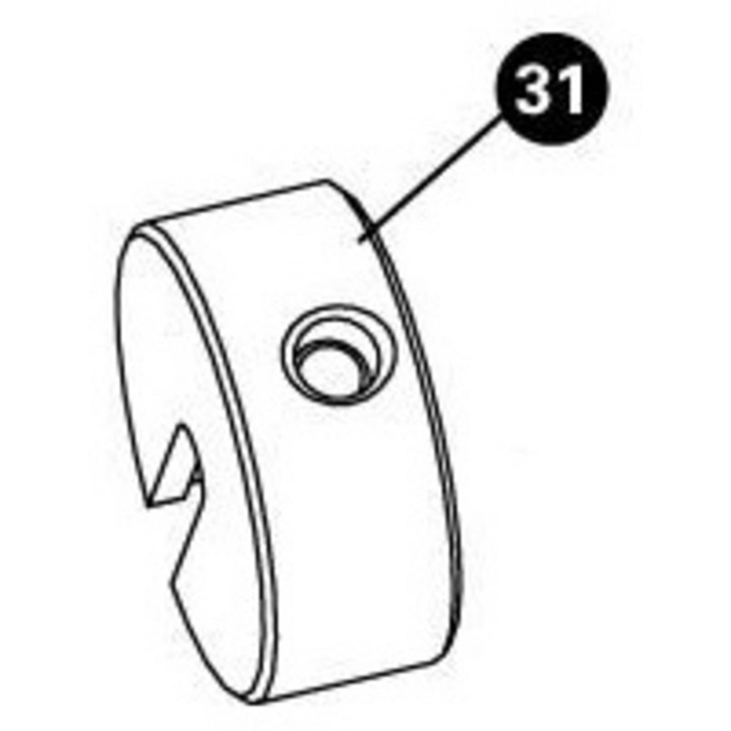 Park Tool 2753A - Backplate with magnet assembly for SBK-1 Black One size