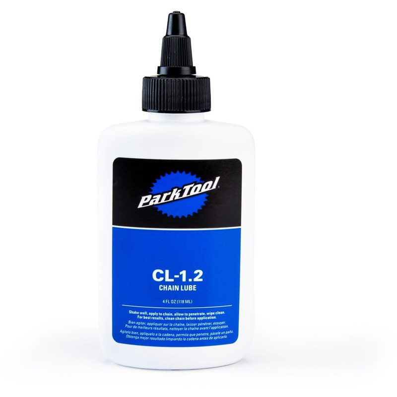 Park Tool CL-1.2 - PTFT-free Synthetic Blend Chain Lube, 4oz Clear 4oz