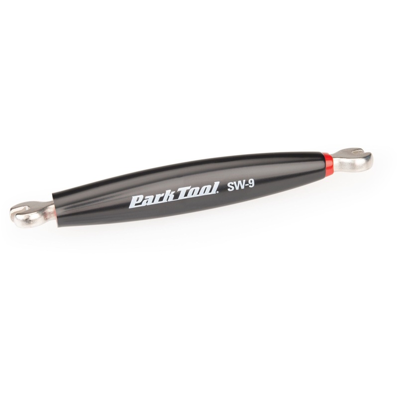 Park Tool SW-9 - Double-Ended Spoke Wrench 0.127"/0.136" Black 0.127 inches