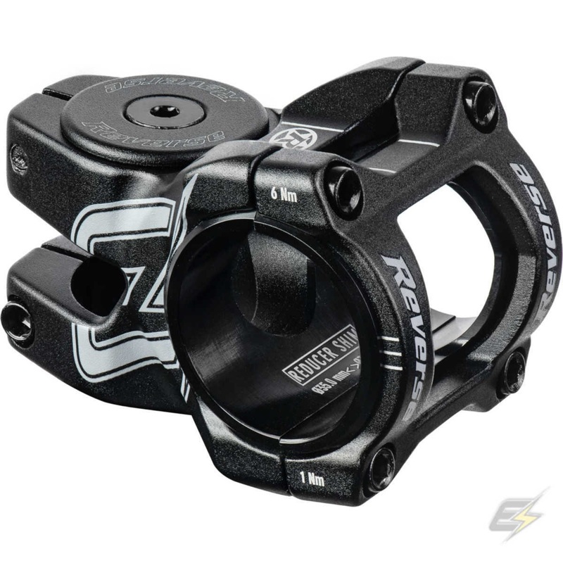 Reverse Components E-Black-ONE D-2 Stem Black/Grey 35mm x 31.8/35mm