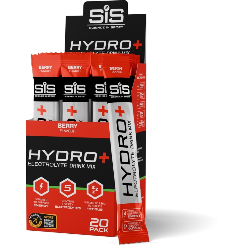 Science in Sport Hydro+ Stick Powder Berry Box of 20