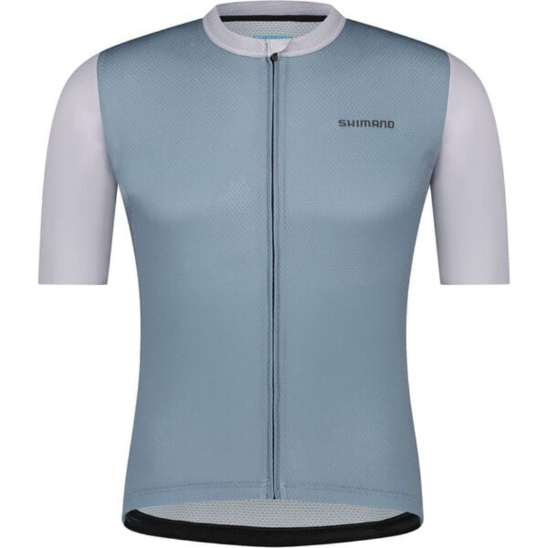 Shimano Clothing Men's Aria Jersey Blue Medium