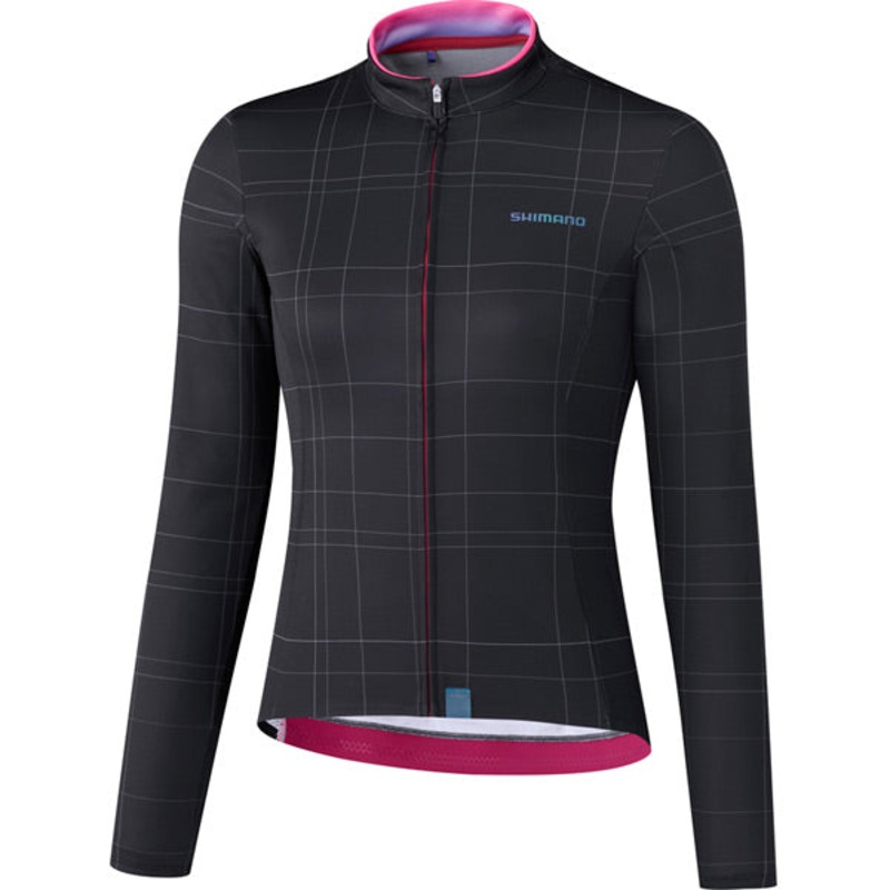 Shimano Clothing Women's Kaede Thermal Jersey Black Small