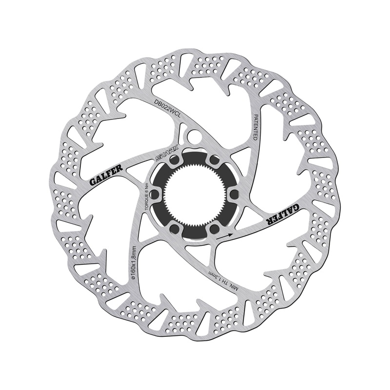 Galfer Shark Disc Brake Rotor Centerlock 160 x 1.80mm