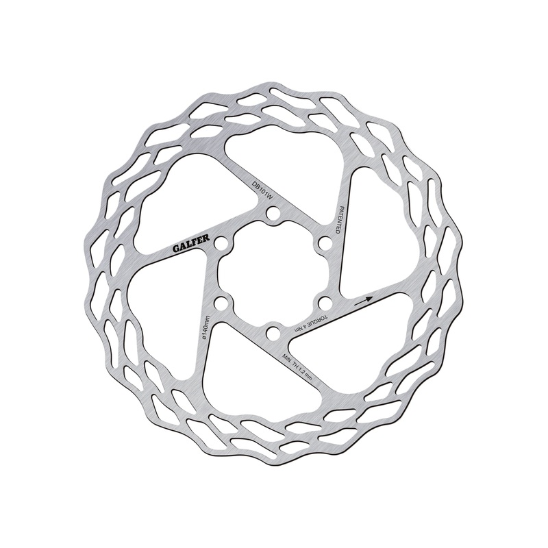 Galfer Wave Road Disc Brake Rotor 6-Bolt 140 x 1.80mm