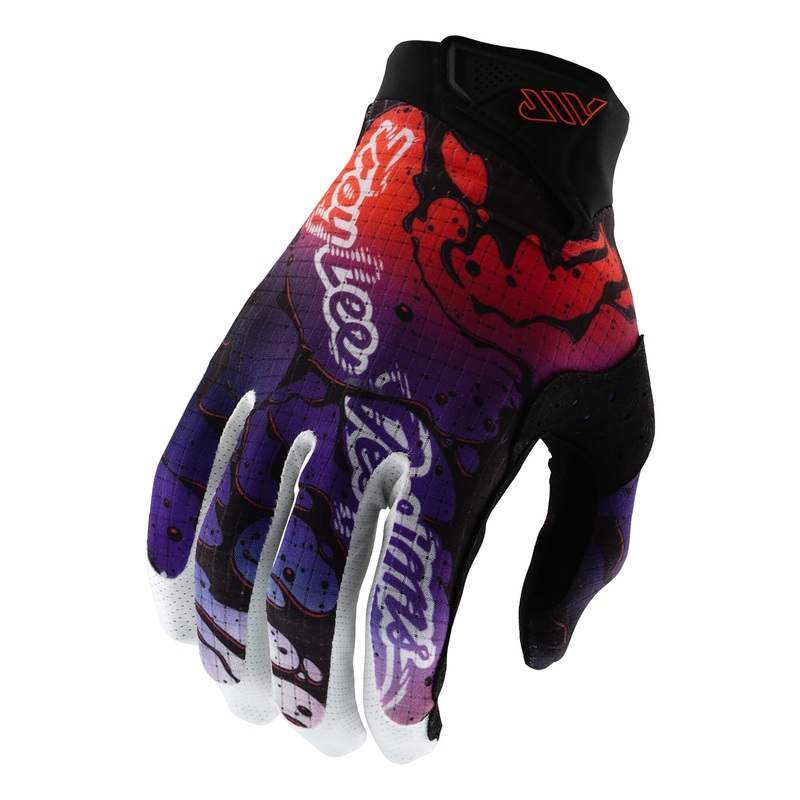 Troy Lee Designs Air Gloves Drip - Black/Purple S