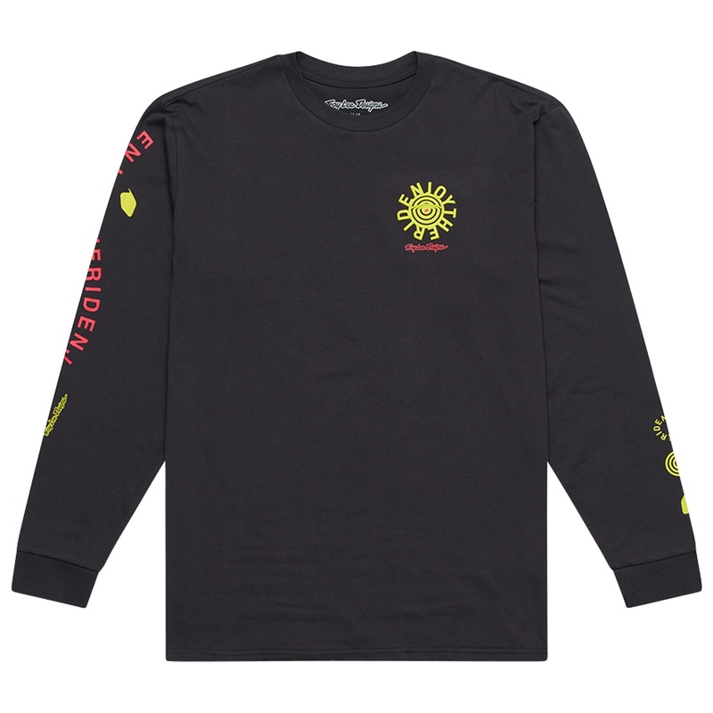 Troy Lee Designs Enjoy Long Sleeve T-Shirt Carbon S