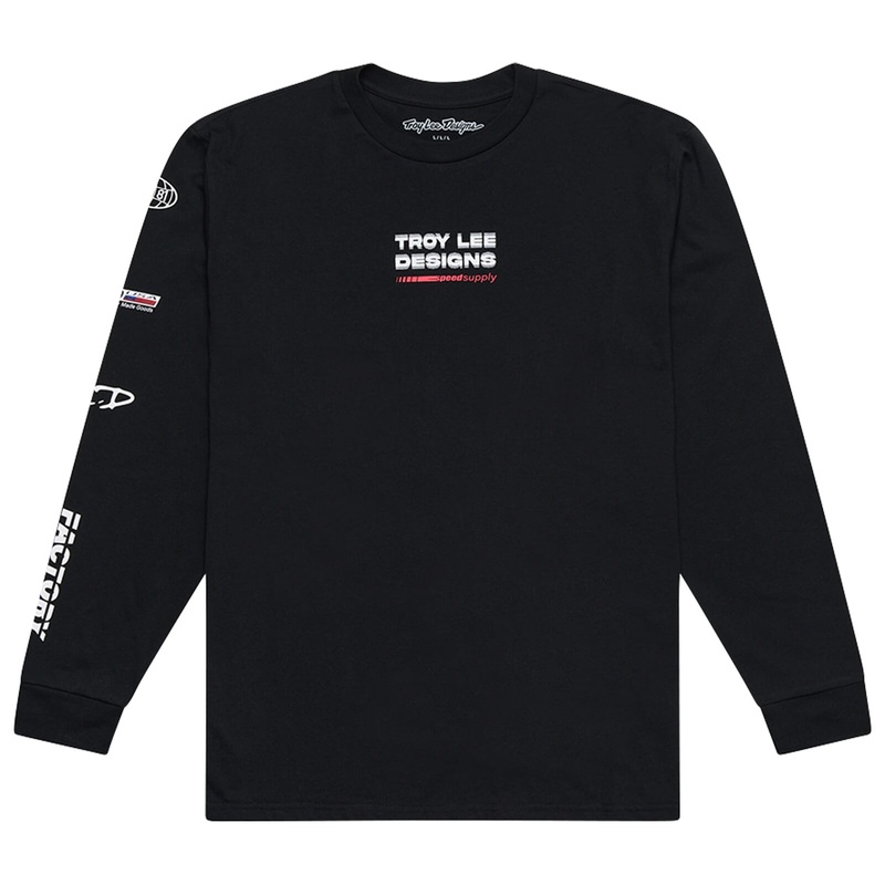 Troy Lee Designs Factory Long Sleeve T-Shirt Black S