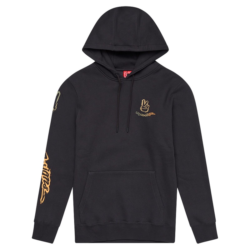 Troy Lee Designs Peace Out Pullover Hoodie Carbon S