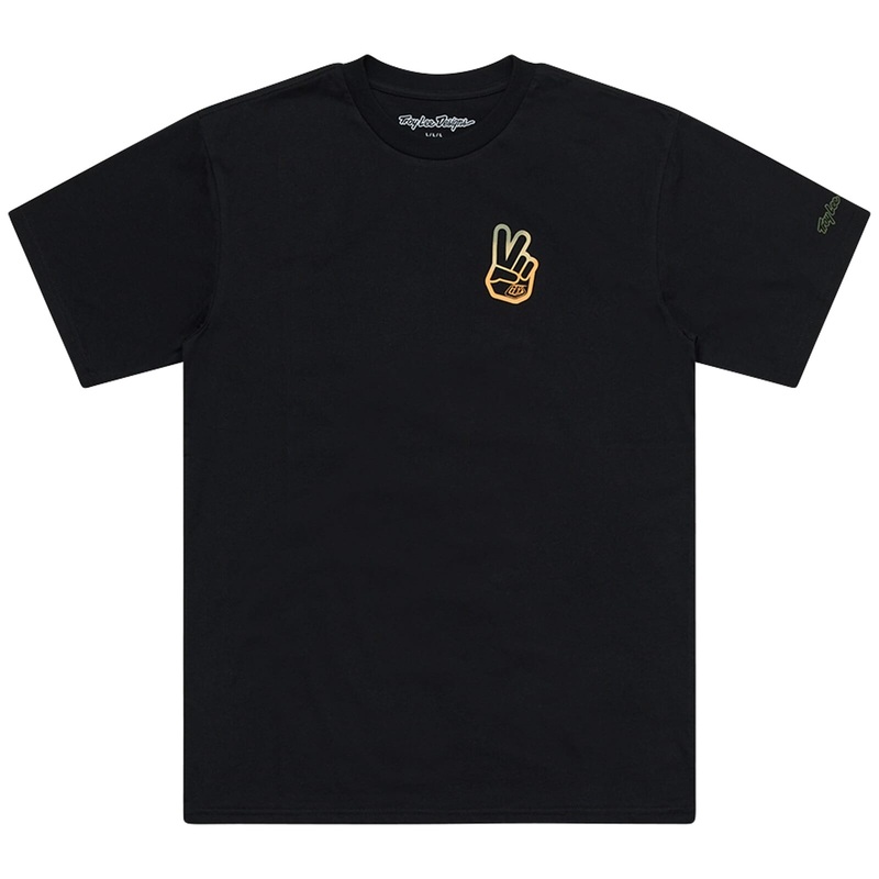 Troy Lee Designs Peace Out T-Shirt Peace Out - Black S
