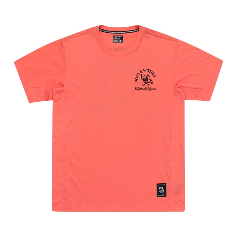 Troy Lee Designs Skyline Ride Youth Short Sleeve Jersey P&W - Melon XS