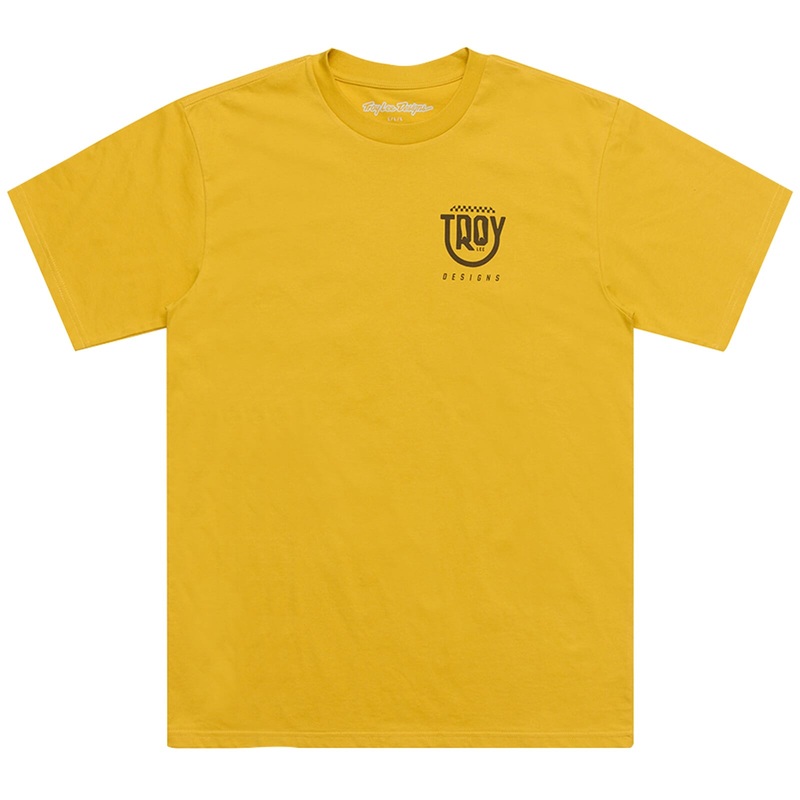 Troy Lee Designs Smiley Short Sleeve T-Shirt Gold S