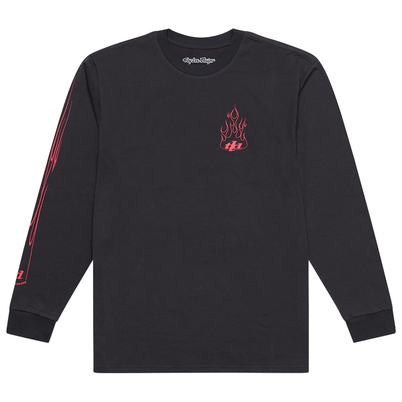 Troy Lee Designs Torched Long Sleeve T-Shirt Carbon S