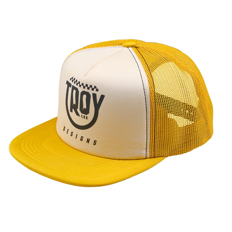 Troy Lee Designs Trucker Snapback Cap Smiley Smiley - Golden One Size