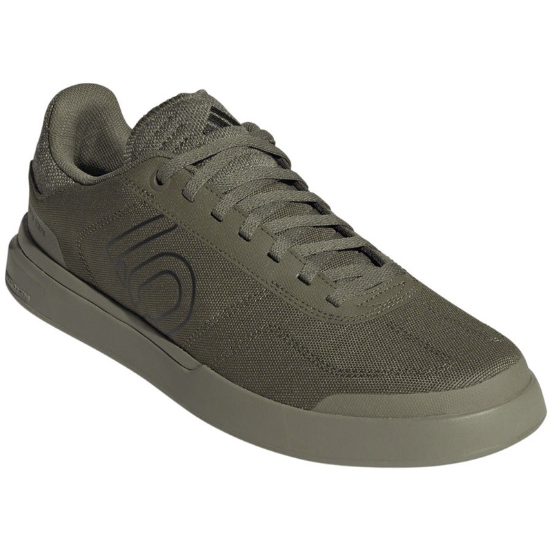 Five Ten Sleuth Deluxe Canvas Flat Shoes - Mens Focus Olive/Core BLK/Orbit Green 9.5