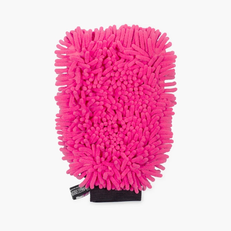 Muc-Off 2in1 Chenille Microfibre Wash Mitt Pink