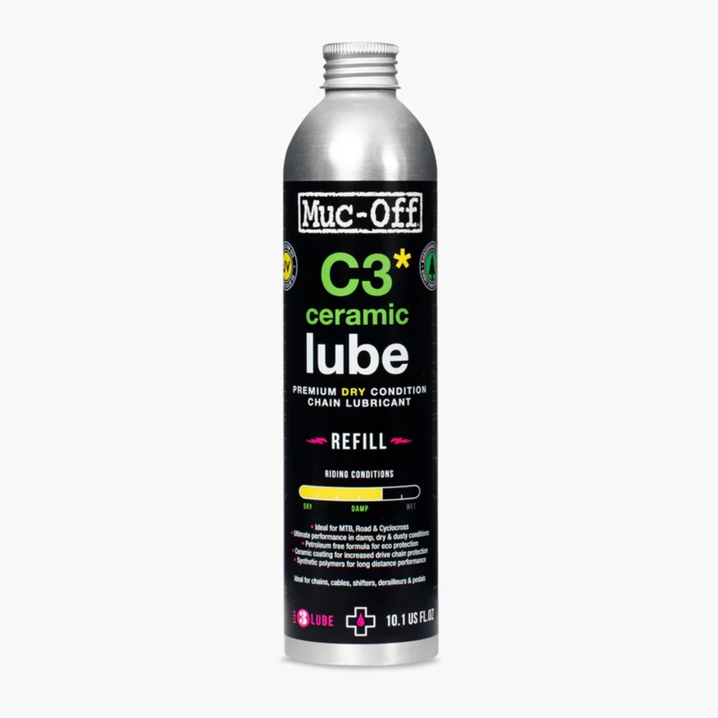 Muc-Off C3 Dry Ceramic Lube Refill Bottle 300ml 300ml