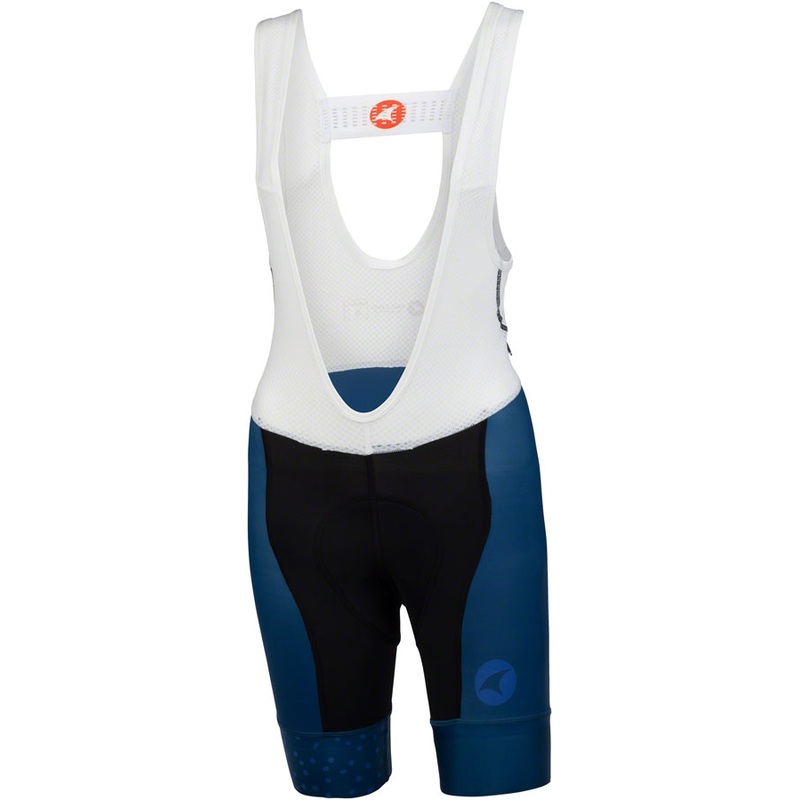 Salsa Team Polytone Womens Bib Short - Dark Blue X-Large