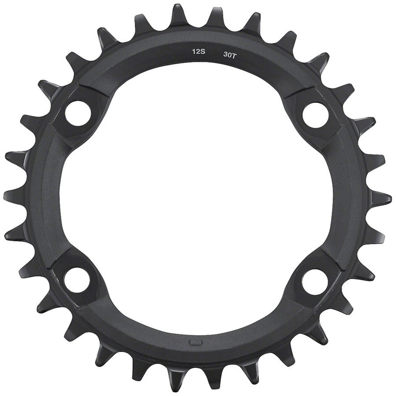 Shimano FC-MT610 Chainring - 30t 12-Speed Asymmetric 96 BCD Black
