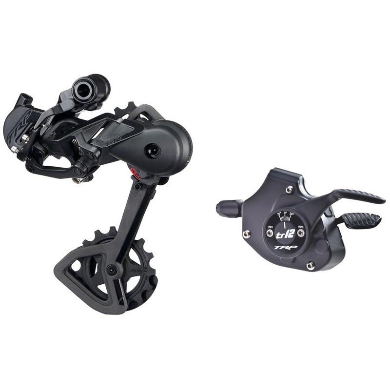 TRP TR12 Rear Derailleur and Shifter Kit - Black
