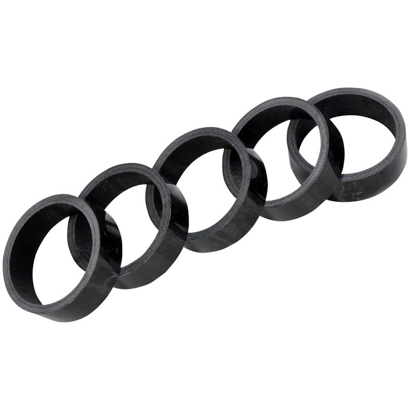 Wheels Manufacturing Carbon Headset Spacer - 1-1/8" 10mm Gloss 5 pack