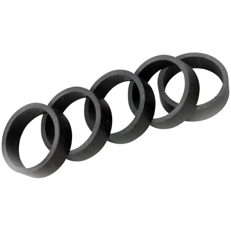 Wheels Manufacturing Carbon Headset Spacer - 1-1/8" 10mm Matte 5 pack