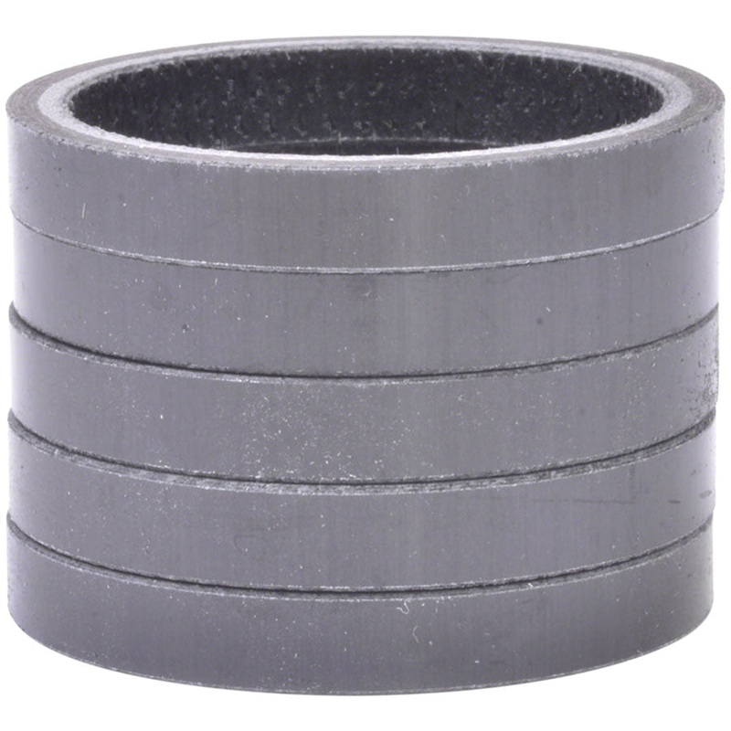 Wheels Manufacturing Carbon Headset Spacer - 1-1/8" 5mm Gloss 5-pack