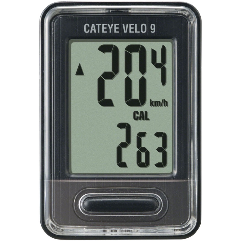CatEye Velo 9 Cycling Computer - Black