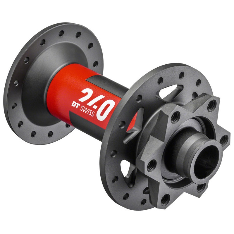 DT Swiss 240 Front Hub - 15 x 110mm 6-Bolt Black/Red 28H
