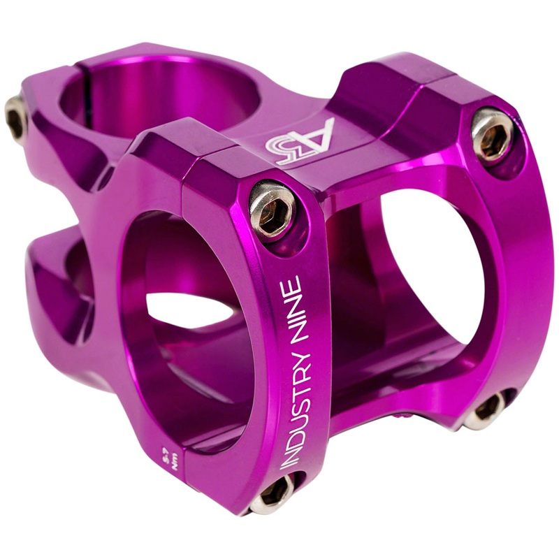Industry Nine A35 Stem - 50mm 35mm Clamp +/-6 1 1/8" Aluminum Purple