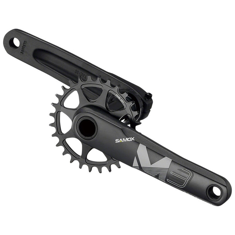 Samox M3 Crankset - 170mm 10-12 Speed 32t 3-Bolt Direct Mount 24mm Spindle BLK