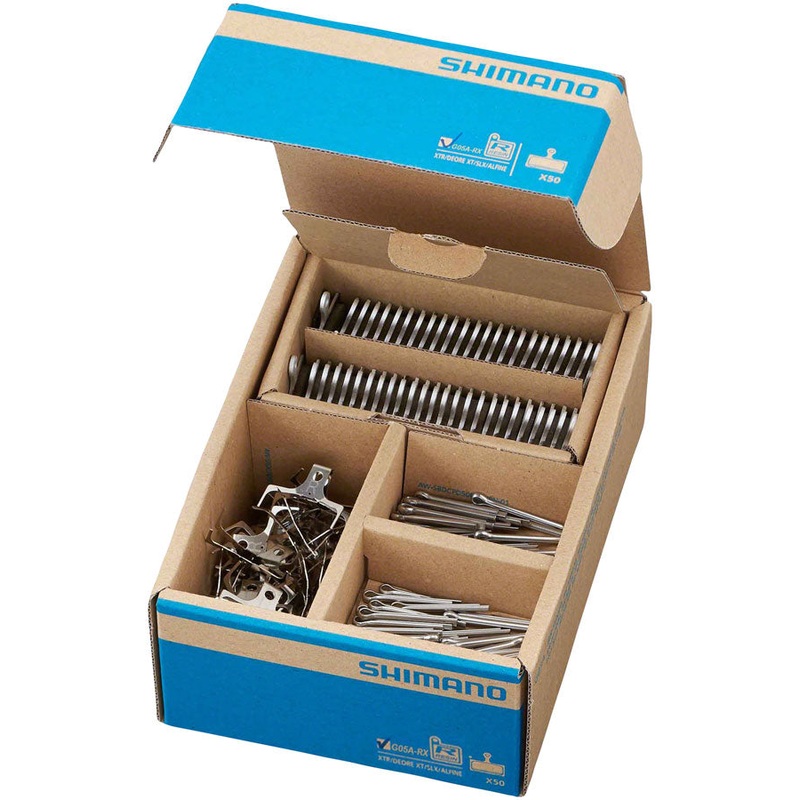 Shimano G05A-RX Disc Brake Pad Spring - Resin Compound Alloy Back Plate Box/50 pair