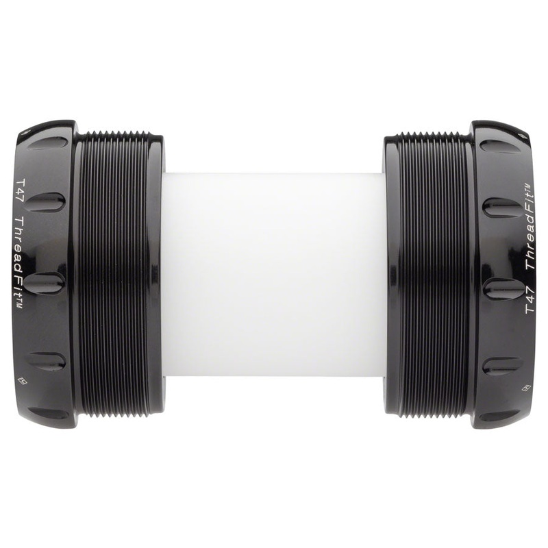 Chris King ThreadFit T47 30x Bottom Bracket Fit Kit 5 - T47 For 30mm Spindles BLK