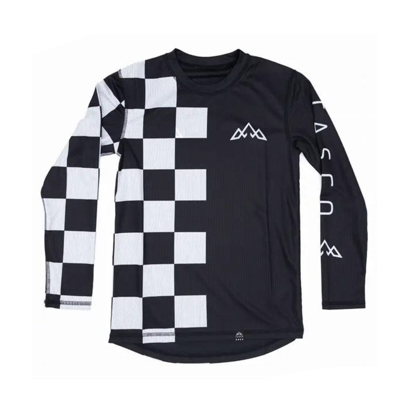 Tasco Mullet Reversible Ride Jersey L/S L Black / White