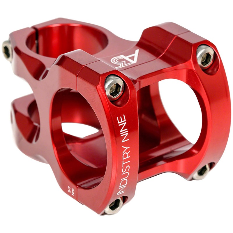 Industry Nine A35 Stem - 40mm 35mm Clamp +/-6 1 1/8" Aluminum Red