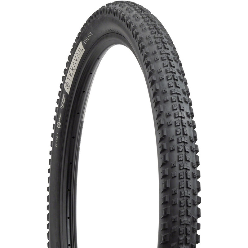 Teravail Ehline Tire - 27.5 x 2.3 Tubeless Folding BLK Durable Fast Compound
