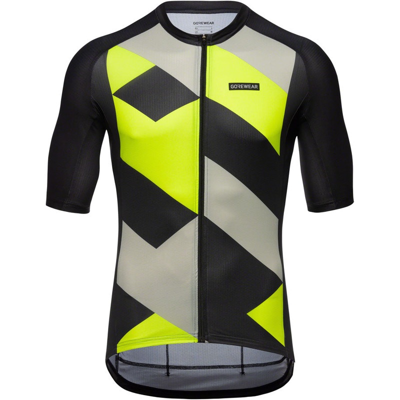 Gorewear Spirit Signal Jersey - Black/Yellow Mens Small