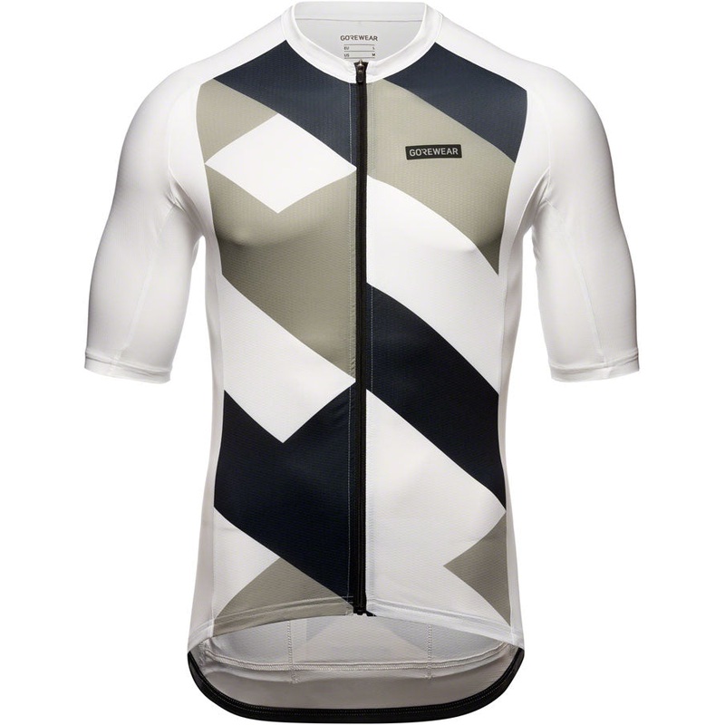 Gorewear Spirit Signal Jersey - White/Lab Gray Mens Large